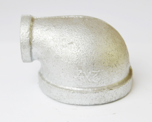 英標(biāo)方邊熱鍍90R變徑彎頭